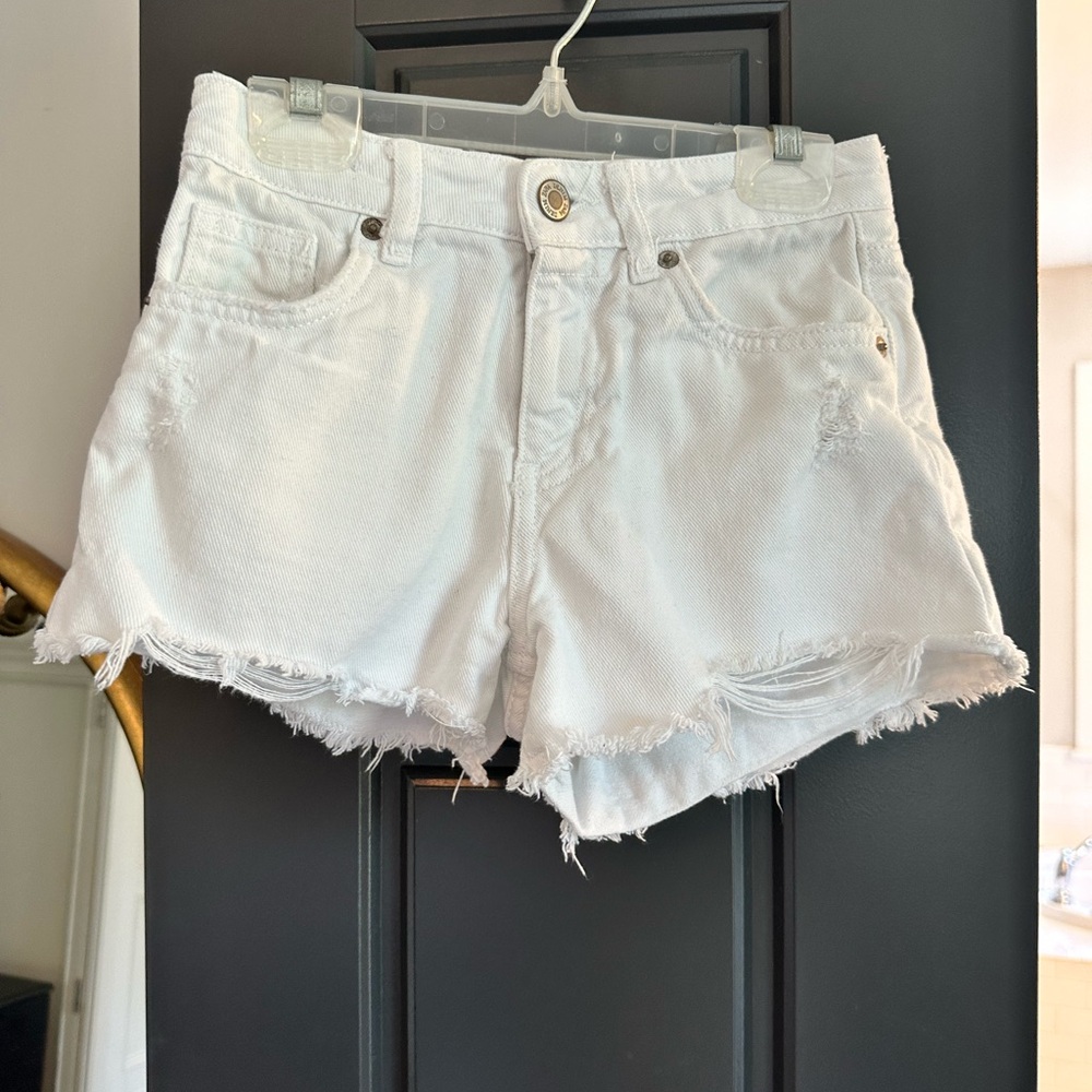 Zara Girls 3-Piece Neutral Outfit Size 8/9 Bundle Sweater Jeans Shorts - Picture 9 of 11